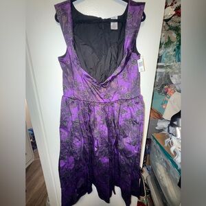 Deep Purple Little Mermaid Ursula Dress NWT